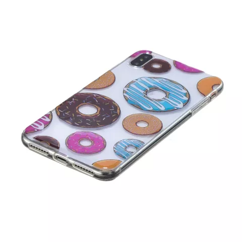 Coque en TPU la coque compatible avec iPhone XS Max - Donut Soft