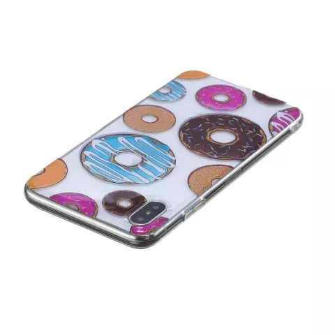 Coque en TPU la coque compatible avec iPhone XS Max - Donut Soft
