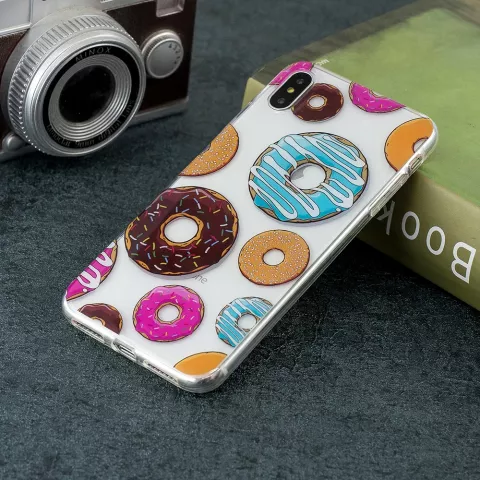 Coque en TPU pour iPhone XS Max - Donut Soft