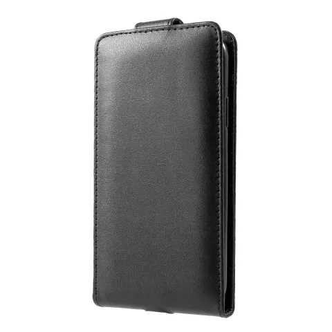 &Eacute;tui porte-cartes compatible avec iPhone XR &Eacute;tui en simili cuir - Noir