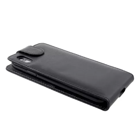 &Eacute;tui porte-cartes compatible avec iPhone XR &Eacute;tui en simili cuir - Noir