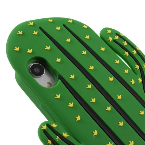 &Eacute;tui en silicone Cactus la couverture compatible avec iPhone XR - &Eacute;tui vert