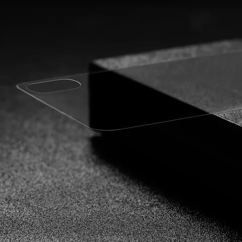 Protection arri&egrave;re en verre tremp&eacute; BASEUS en verre tremp&eacute; compatible avec iPhone X XS