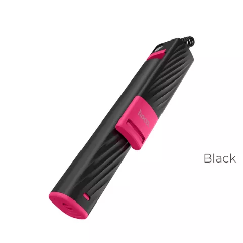 Hoco Selfie Stick K5 Prise casque pliable 3,5 mm - Noir