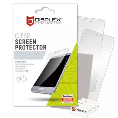 Displex Protector 2x protecteur d&#039;&eacute;cran 2 pi&egrave;ces compatible avec iPhone 6 6s 7 8 SE 2020 SE 2022