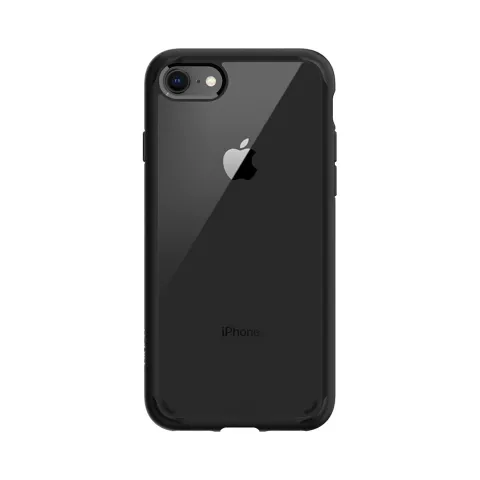 Coque iPhone 7 8 SE 2020 SE 2022 transparente Spigen Ultra Hybrid 2 - Noire