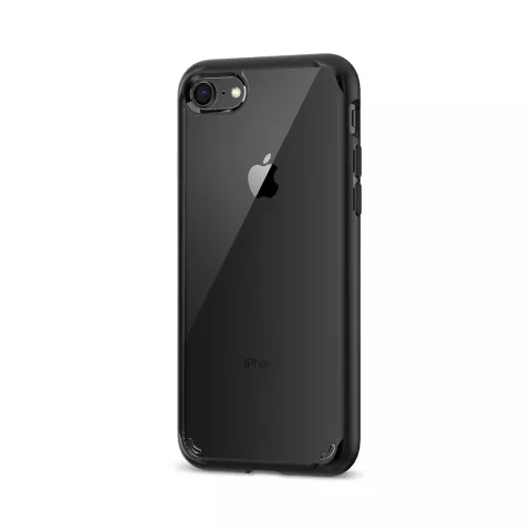 Coque transparente Spigen Ultra Hybrid 2 la coque compatible avec iPhone 7 8 SE 2020 SE 2022 - Noir