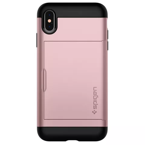 Spigen Slim Armor CS coque de protection or rose compatible avec iPhone XS Max Rose Gold case