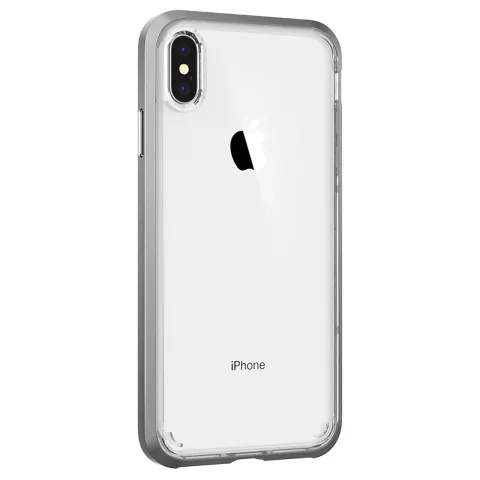 Spigen Neo Hybrid Crystal coque de protection transparente compatible avec iPhone XS Max - coque argent&eacute;e transparente