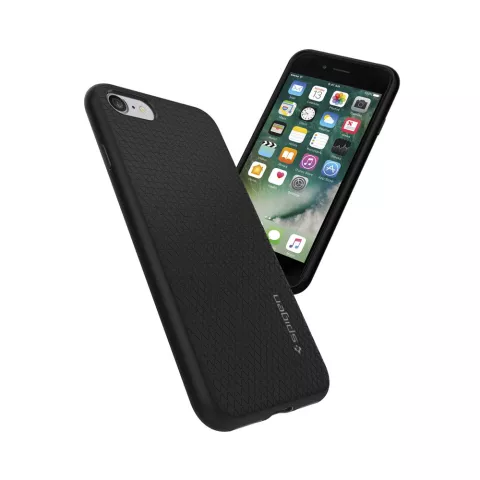 Coque iPhone 7 8 SE 2020 SE 2022 Spigen Liquid Air Case - Noire