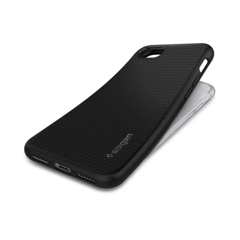 Coque iPhone 7 8 SE 2020 SE 2022 Spigen Liquid Air Case - Noire