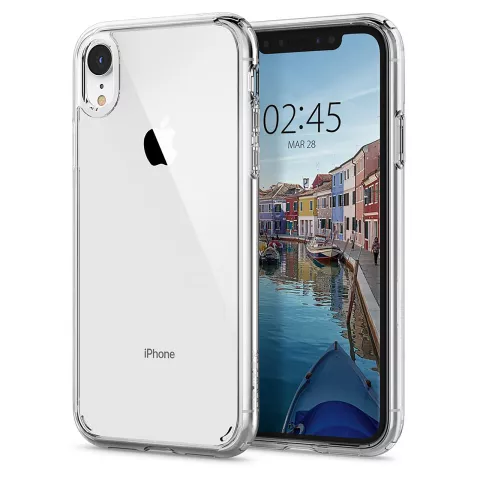 Coque Spigen Ultra Hybrid compatible avec iPhone XR coque transparente - Transparente