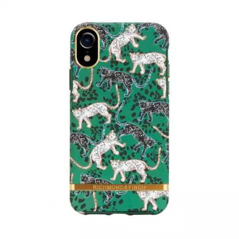 Coque iPhone XR Richmond &amp; Finch Green Leopard Case - Vert L&eacute;opard