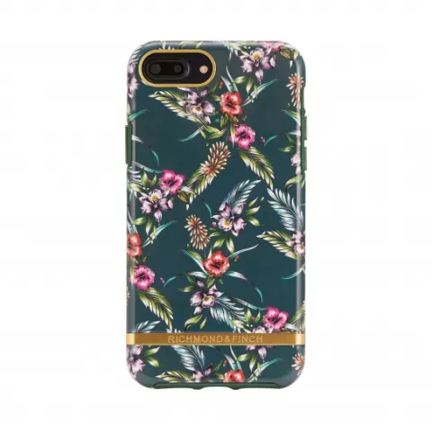 &Eacute;tui Richmond &amp; Finch Emerald Blossom compatible avec iPhone 6 Plus 6s Plus 7 Plus 8 Plus - Emerald Blossom