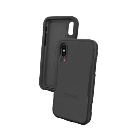 Gear4 Platoon Black la coque compatible avec iPhone X XS - Noir