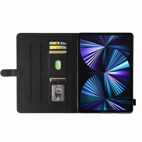 Just in Case Business Book Case Cover pour iPad Air 4 2020 & iPad Air 5 2022 - Noir