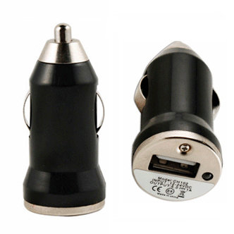 Chargeur allume-cigare Chargeur allume-cigare pour iPhone iPod Car Plug - Noir
