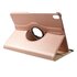 Support Rotatif De Couverture De Grain De Litchi En Cuir compatible avec iPad Pro 11 Pouces 2018 - Or Rose