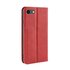 &Eacute;tui en cuir rouge vintage compatible avec iPhone 7 8 SE 2020 SE 2022 - Rouge