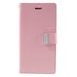 Mercury Goospery Leather compatible avec iPhone 7 Plus 8 Plus Walletcase 7 cartes - Rose