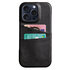 &Eacute;tui en cuir v&eacute;g&eacute;talien Duo Cardslot Wallet compatible avec iPhone 16 Pro - noir