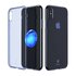 Baseus Simple Series transparent la coque compatible avec iPhone X XS - Bleu