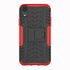 &Eacute;tui De Pneu De Voiture TPU Antichoc &eacute;tui compatible avec iPhone XR Avec Support - Rouge