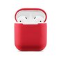 &Eacute;tui en silicone souple adapt&eacute; au bo&icirc;tier Apple AirPods - Rouge