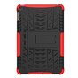 Profil De Pneu Poign&eacute;e De Couverture B&eacute;quille En Plastique TPU compatible avec iPad Mini 4 5 Cas - Rouge