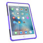 Coque iPad mini 4 5 en plastique TPU pour poign&eacute;e de couverture de profil de bande - Violet