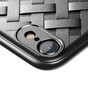 Coque TPU Tiss&eacute;e Baseus compatible avec iPhone 7 8 SE 2020 SE 2022 - Noir
