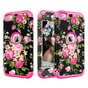 Armor Flower Case compatible avec iPod Touch 5 6 7 - Fleurs color&eacute;es