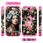 Armor Flower Case compatible avec iPod Touch 5 6 7 - Fleurs color&eacute;es