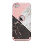 Armor Case Marble Case pour iPod Touch 5 6 7 - Rose et blanc