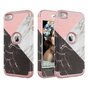 Armor Case Marble Case pour iPod Touch 5 6 7 - Rose et blanc