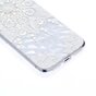 Motif de fleurs transparent 3D Diamond TPU la coque compatible avec iPhone X XS - Mandala