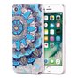 Coque Mandala Diamond look compatible avec iPhone 7 8 SE 2020 SE 2022 - Bleu
