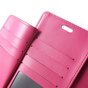 Mercury Goospery Rich Walletcase 7 Cartes Simili Cuir &eacute;tui compatible avec iPhone XS Max - Rose