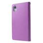Mercury Goospery Rich Walletcase 7 Cards Simili cuir la coque compatible avec iPhone XR - Violet