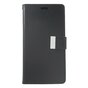 Mercury Goospery Rich Walletcase 7 Cards Simili cuir la coque compatible avec iPhone XR - Noir