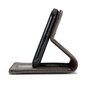 Caseme Canvas Wallet Bookcase compatible avec iPhone XR - Marron Noir
