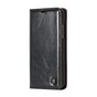 Caseme &Eacute;tui portefeuille en simili cuir avec porte-cartes &eacute;tui compatible avec iPhone XS Max - noir