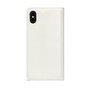 Caseme &Eacute;tui portefeuille en simili cuir avec porte-cartes &eacute;tui compatible avec iPhone XS Max - blanc