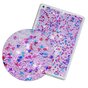 Coque en TPU paillet&eacute; compatible avec iPad 2017 2018 - Violet
