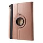 Support Rotatif De Couverture De Grain De Litchi En Cuir compatible avec iPad Pro 11 Pouces 2018 - Or Rose