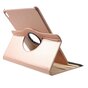 Support Rotatif De Couverture De Grain De Litchi En Cuir compatible avec iPad Pro 11 Pouces 2018 - Or Rose