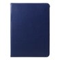 &Eacute;tui en cuir Litchi Grain rotatif standard iPad Pro 11 pouches (2018 2020 2021 2022) &amp; iPad Air 4 &amp; iPad Air 5 - Bleu