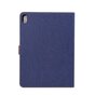 Tissu Jeans compatible avec la housse iPad Pro 11 pouces 2018 - Bleu fonc&eacute;