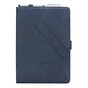 Cuir compatible avec iPad Pro 12,9 Pouces 2018 Cas Avec Couverture Portefeuille Portefeuille - Bleu