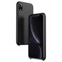 Coque en gel de silicone liquide Baseus Original LSR Series la coque compatible avec iPhone XR - Noir